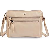 Cochoa Genuine Leather Crossbody Bags for Women Sling Purses Trendy Small Handbags & Shoulder Crossover