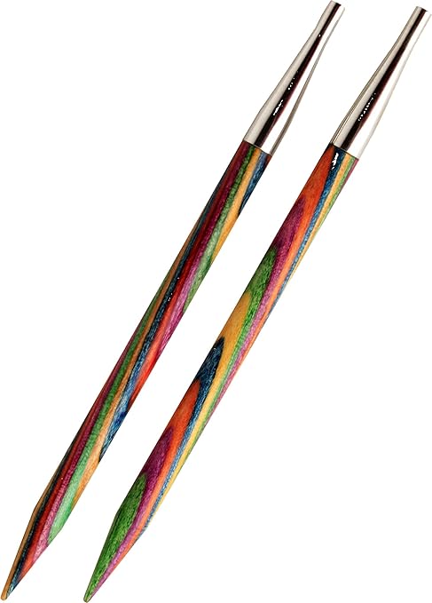 KnitPro austauschbare Nadelspitzen, Holz, Mehrfarbig 12.8 x 0.3 x 0.3 cm, 2-Einheiten