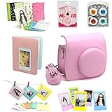 CAIUL Fujifilm Instax Mini 8 Camera Accessories Bundles, Pink (7 Items)