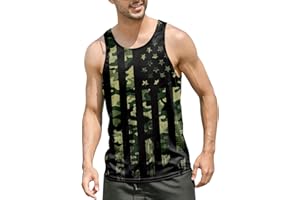 Goodstoworld Mens 3D Tank Top Novelty Graphic Breathable Quick Dry Sleeveless Beach Shirt S-4XL