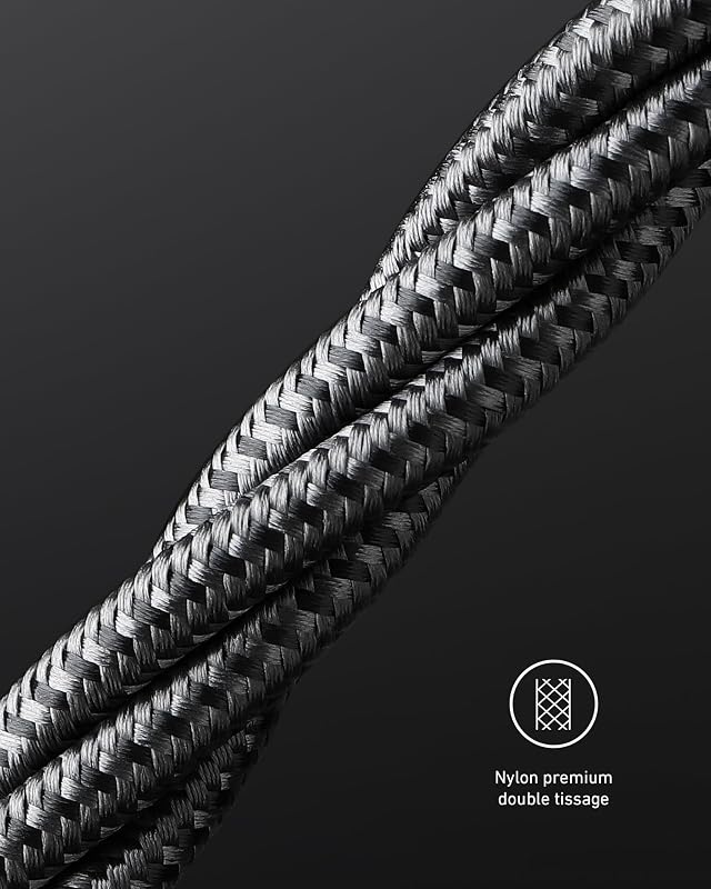 333 Câbles Rapides USB C vers USB C 100W (1,8 m)