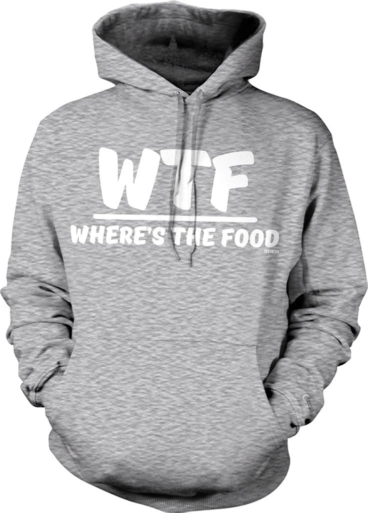 NOFO Clothing Co WTF, Where's The Food Hooded Sweatshirt