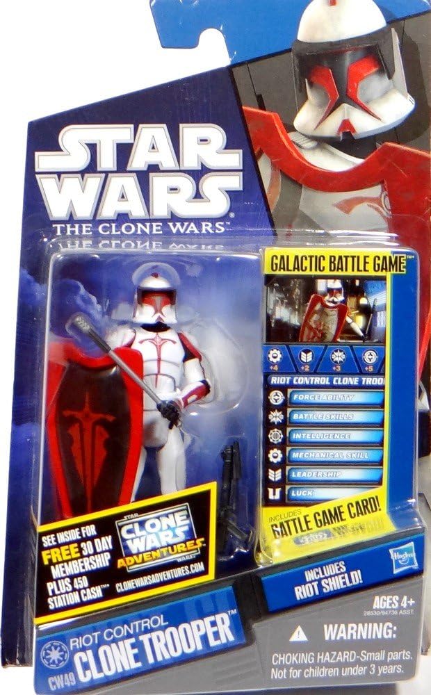 Star Wars Clone Wars Riot Control Clone Trooper Figure