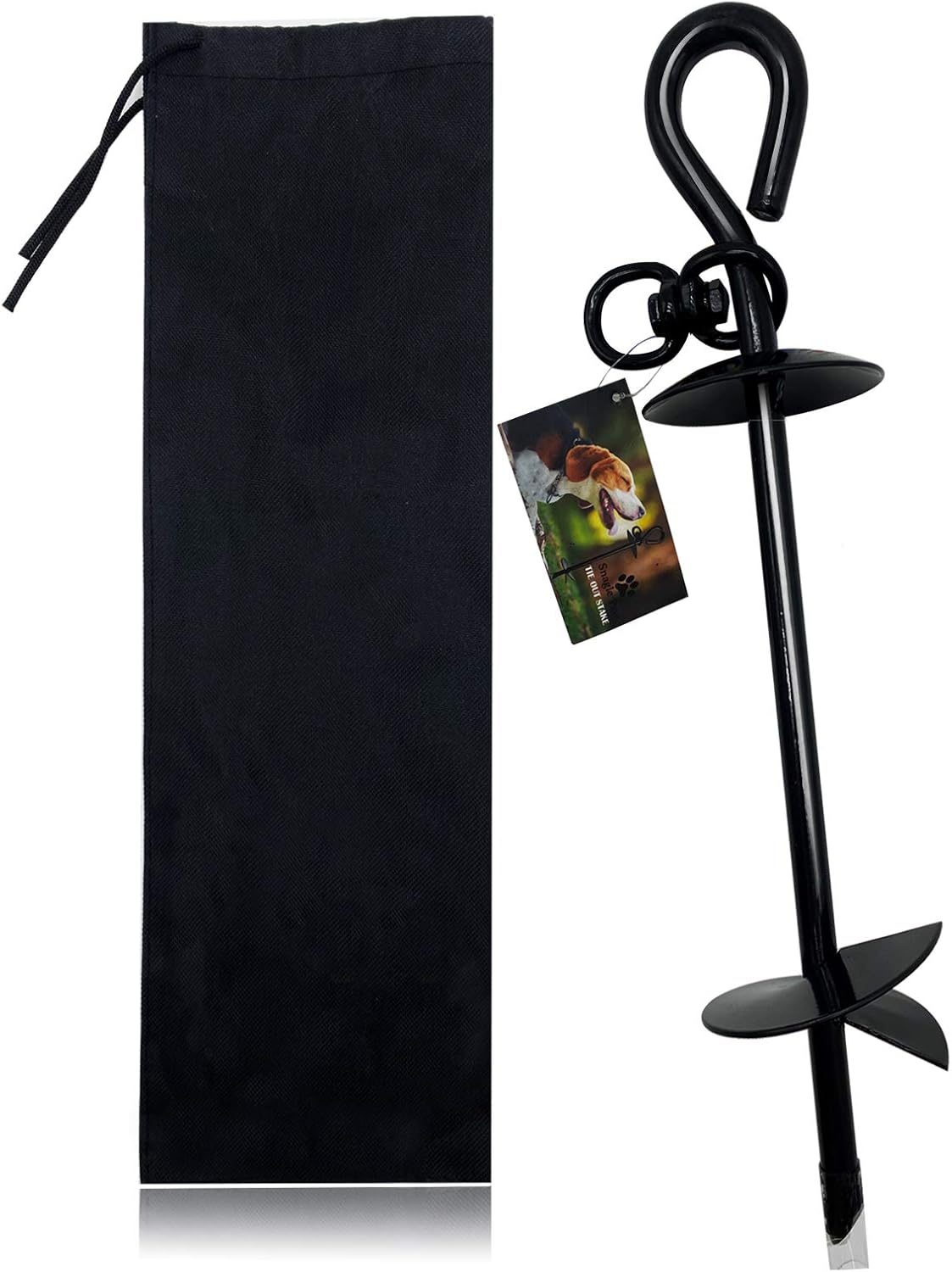 extra large dog tie out stake