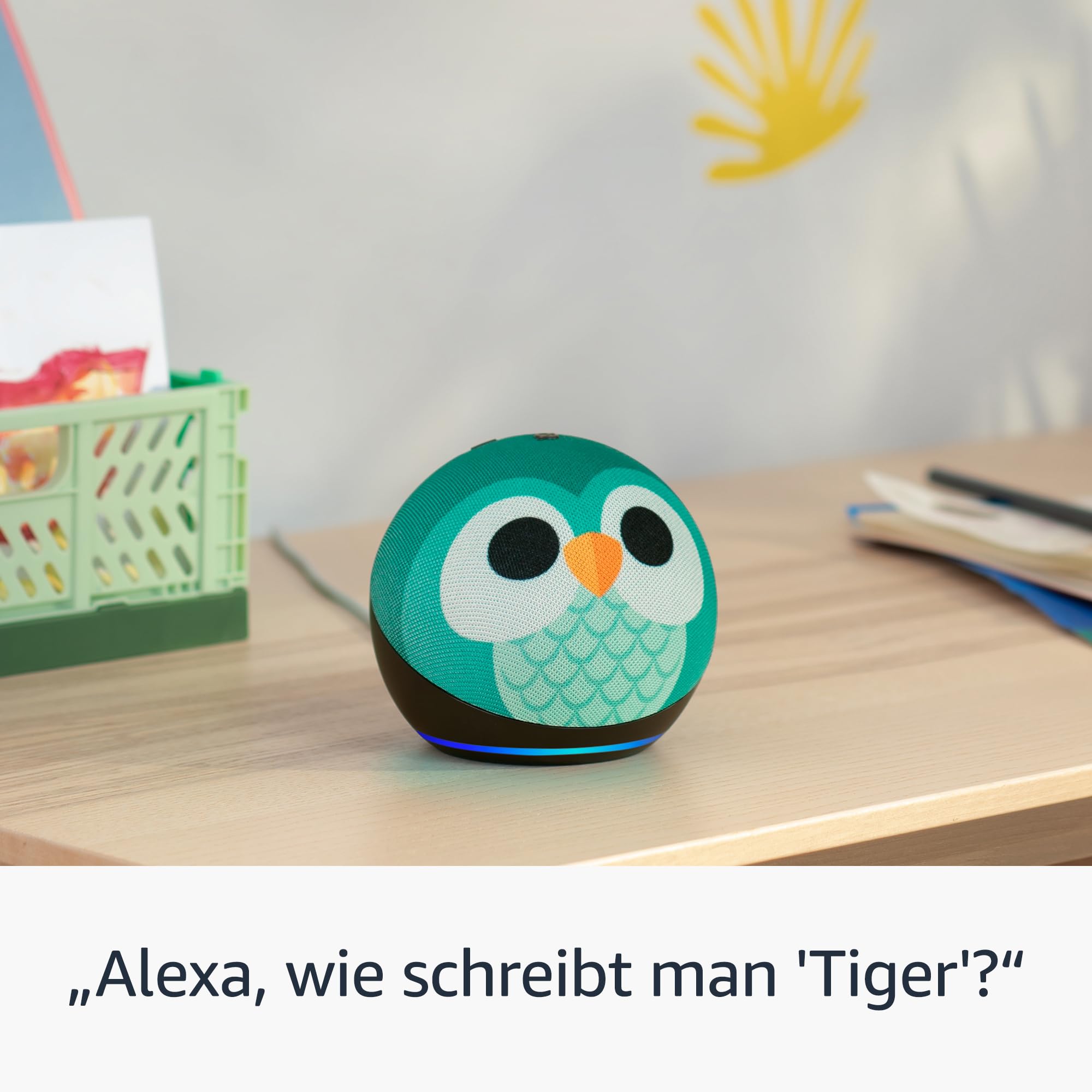 Echo Dot Kids (Neueste Generation) | Smarter WLAN- und Bluetooth-Lautsprecher mit Alexa | 1 Jahr Amazon Kids+ inklusive | Eulen-Design 3