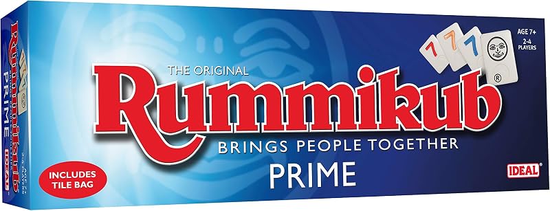 John Adams Rummikub Prime Classic Numbers Strategy Board Game 2-4 Players Age 7+