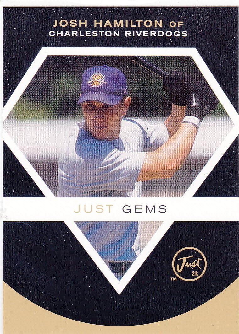 2000 JUST JOSH HAMILTON JUST GEMS RC ROOKIE CARD At Amazon s Sports 