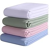 Febfim 4PCS Premium Dubai Muslim Women Chiffon Crinkle Hijab Scarf Plain Chiffon Bubble Hijab Wrap Shawl