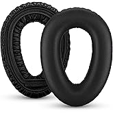 Replacement Earpads for Sennheiser PXC480, PXC550, PXC 550-II, MB660 UC, MB 660 MC Headphones, Soft PU Leather Cushions, Easy & Quick Installation, by Brainwavz (Black)