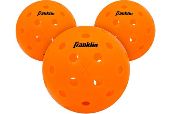 Franklin Sports Outdoor Pickleballs - X-40 Pickleball Balls - USA Pickleball (USAPA) Approved - Official US Open Ball