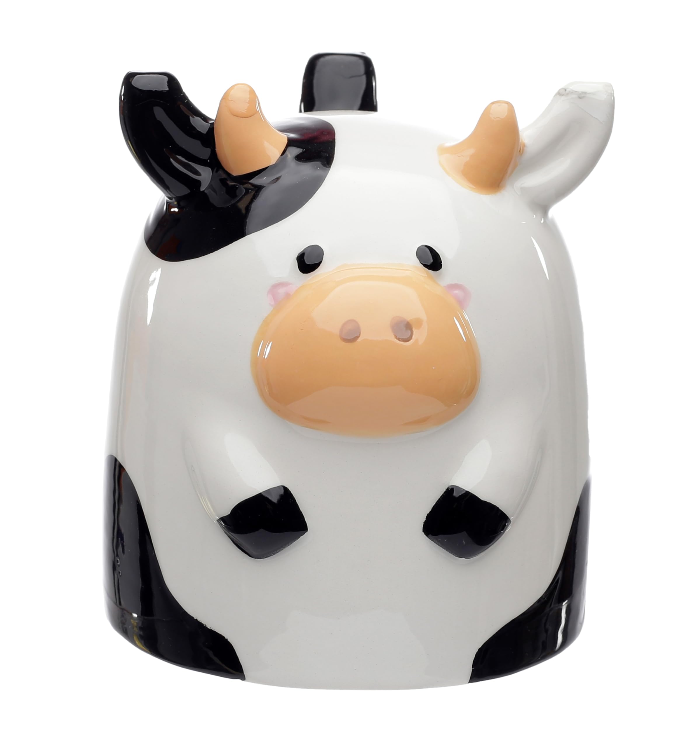Puckator Bramley Bunch Farm Cow Upside Down Ceramic Shaped Tea Coffee Mug - Funny Home Accessories - Cute Gifts for Girlfriend - Large Mugs for Men Women Hot Drinks - Cups Presents Secret Santa Gift