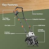 VonHaus Electric Tiller Corded 1050W 320mm 22cm Depth 4 Blades 10m Cable view 6