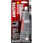 LOCTITE 5699 RTV Grey High Performance Silicone Gasket Maker - High Performance, Oil Resistant, High Torque Applications - 80 ml, 1 Pack
