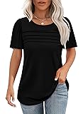 Womens Tops for Teachers Dressy Casual Blouse Short