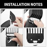 Yinke Clipper Guards 6PCS Fits Wahl with Metal Clip 1.25 1.5 1.75 2 2.25 2.5 in view 4