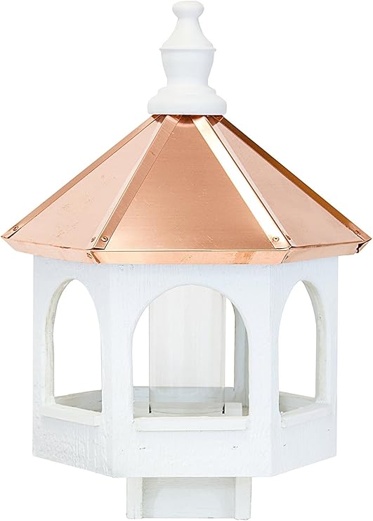 Amazon Com Dress The Yard Amish Crafted 21ʺ Copper Top Gazebo