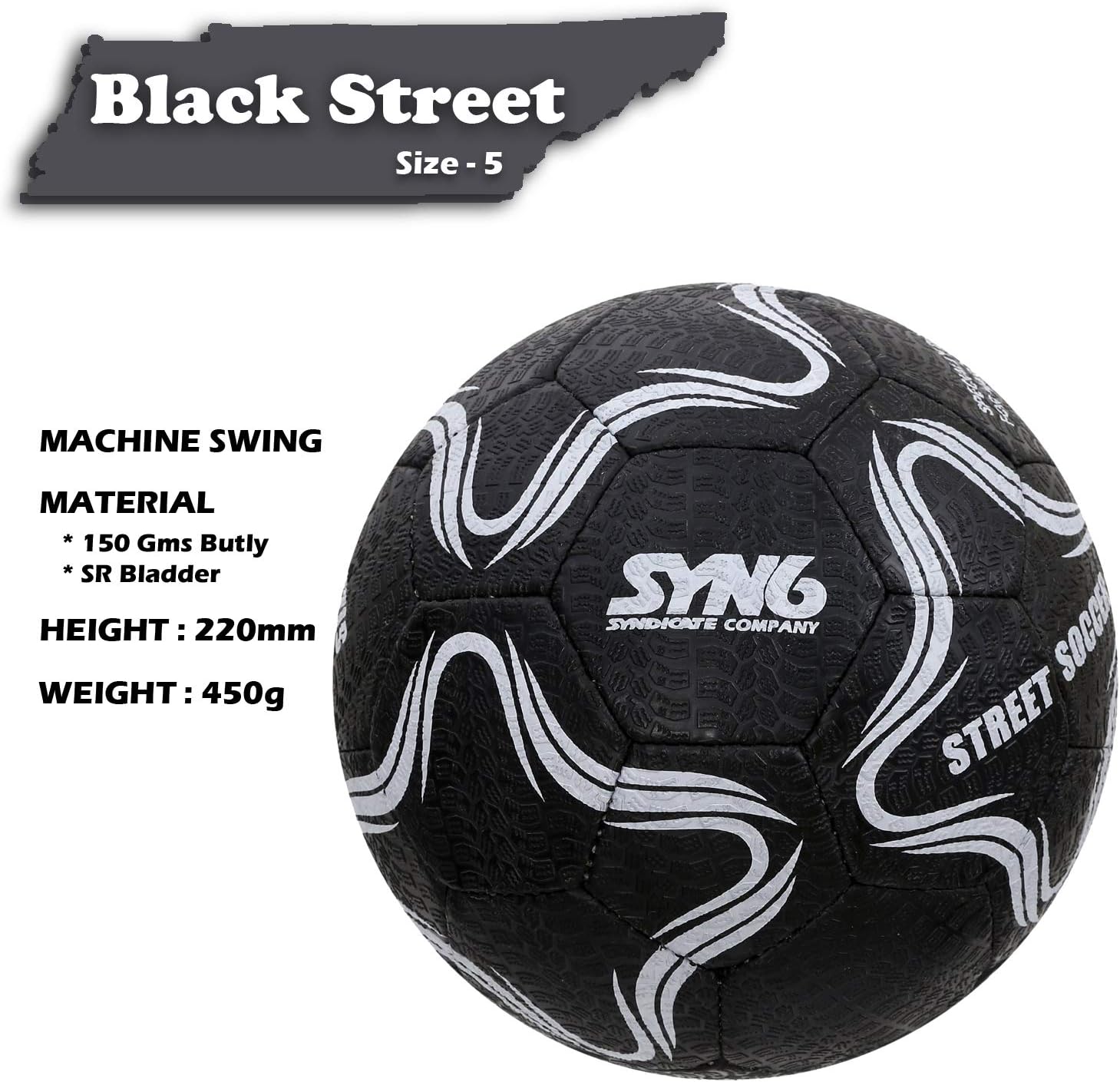 SYN6 Composite Rubber Football