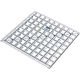 TrueCut, Ruler, for Precise Straight Cuts, Features Built-in Holes, Measures 9.5" x 9.5"