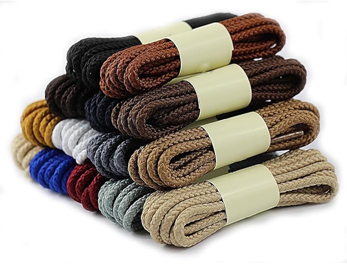 10 Pairs Pack Colored Shoe laces, Athletic Round Rope
