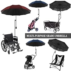 XLINGZA UPF 50+ Beach Umbrella with Adjustable