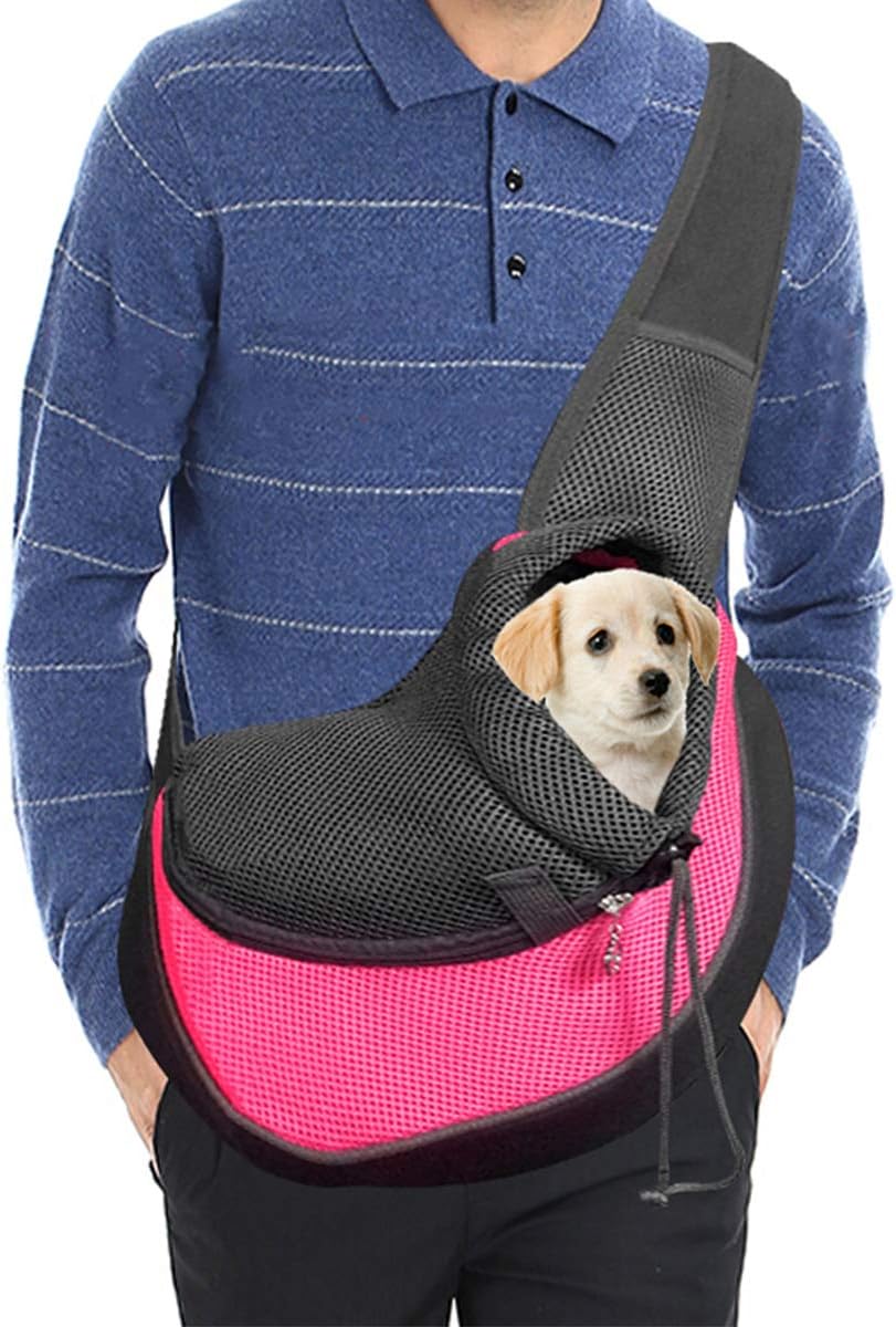 CUBY Pet Sling Carrier for Puppy Dog, Dogs Sling Carrier Breathable