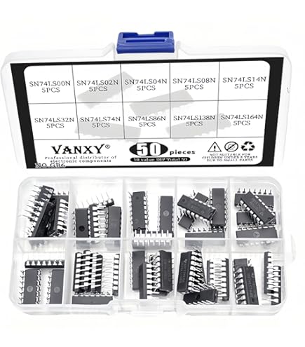 Amazon.com: Bridgold 20pcs 10 Types 74LSxx Series Low-Power