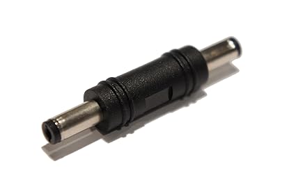 2.1mm X 5.5mm DC power cable male to male coupler