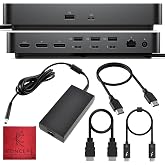 SD25TB4 Dell Pro Thunderbolt 4 Smart Dock &ndash; USB-C Docking Station, 130W, 4K | 40Gbps Data Transfer, Dual 4K Display Support, 180W Adap ter, HDMI &amp; DisplayPort Cables Included, Modular Upgrade Design