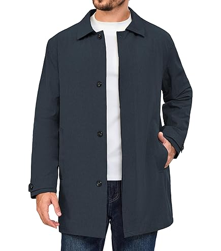 Van Heusen Tedford Men's Soft Shell Stand Collar Coat - Stylish