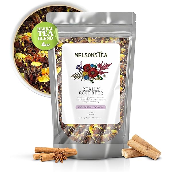 Nelson's Caffeine Free Chai Latte Tea - Honeybush Spice Blend With Coconut & Orange