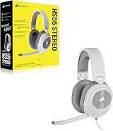 Corsair HS55 Stereo Gaming Headset White Leatherette Memory Foam Ear Pads view 7