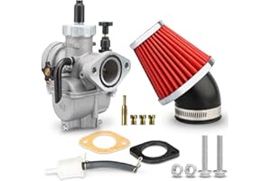 NIBBI Carburetor PE22mm Kit 22mm Carburetor Fit 110cc 125cc 130cc Flange Motorcycle Engines for Dirt Bike Pit Bike ATV 4 Whee