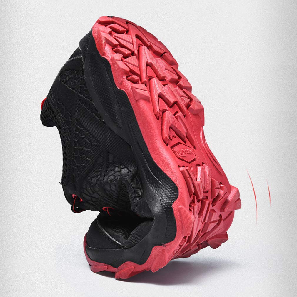 ziitop Hiking Shoes Men Outdoor Trekking Shoes for Men Anti-Slip Lightweight Breathable Quick-Dry Black
