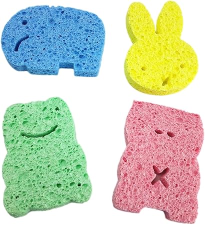 Amazon ラブイン ファミリー Loving Family シャワー用泡立ちスポンジ お風呂グッズ 乾燥肌対応 赤ちゃん ベビー用品 ウサギ カエル ブタ ゾウ ラブイン ファミリー Loving Family ボディスポンジ 通販