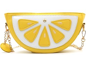 QiMing Orange CrossBody Purse Bag,PU Phone Shoulder Wallet for Women Girl