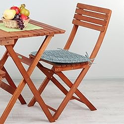 Ambesonne Turquoise Chair Seating Cushion Set of