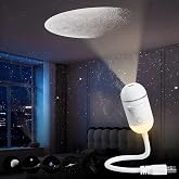 2-in-1 Galaxy Projector Night Light with 5 Projection Films for Bedroom | Portable Adjustable Brightness Focus Star Projector, USB Starry Sky Night Light Projector for Bedroom Car Ceiling Decor Gift