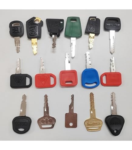 Key☆ 5 PCS Excavator Ignition starter key H800, suitable for