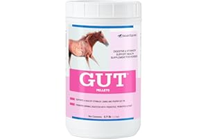 SmartEquine Gut™ Pellets | Healthy Gut Probiotics for Horses | Equine Prebiotic & Probiotic | Horse Stomach Supplement | 2.7 lb