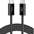Belkin USB C to USB C Cable, 6.6ft, 240W - Type C Charger, iPhone Charger Cord, Soft, Braided, Flexible for iPhone 16, Galaxy