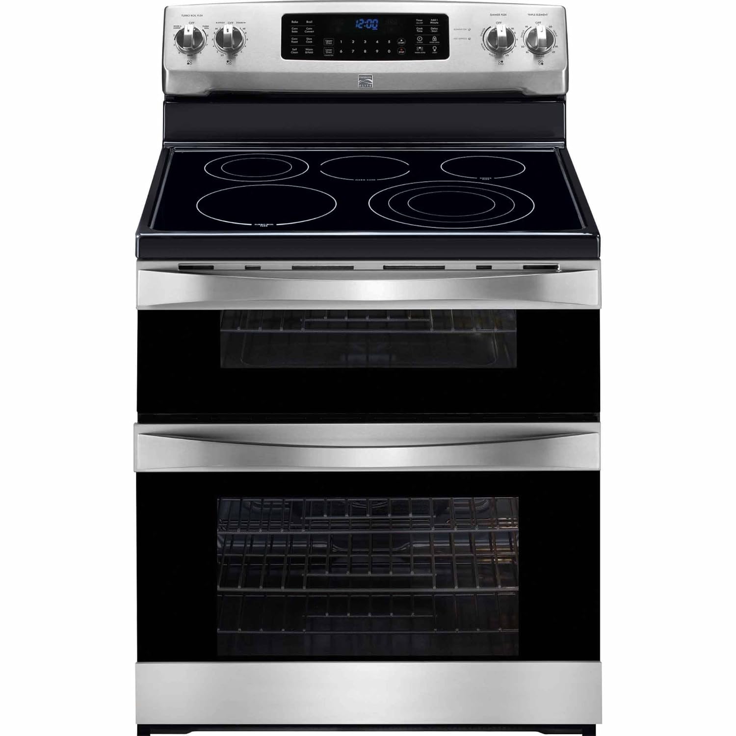 Amazon.com: Kenmore Elite 97313 6.9 cu. ft. Self Clean Electric Double Oven  Range in Stainless Steel, includes delivery and hookup: Appliances