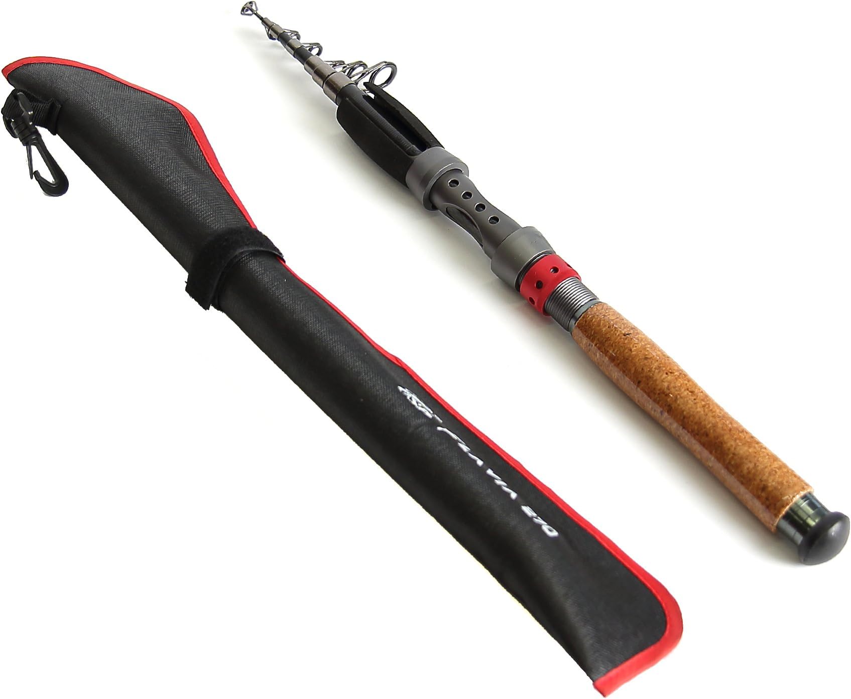Soytich Carbontelerute Fishing Rod Telescoping Rod Sbirolino Rod Carbonrute (Carbon 01)