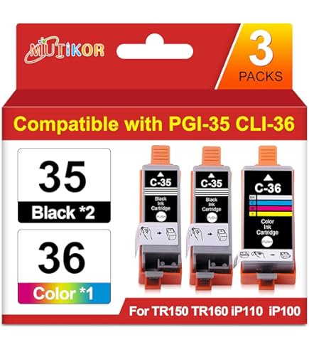 PGI-35 CLI-36 Ink Cartridges TR150 TR160 IP110 IP100 Ink For 35 36 - View #9
