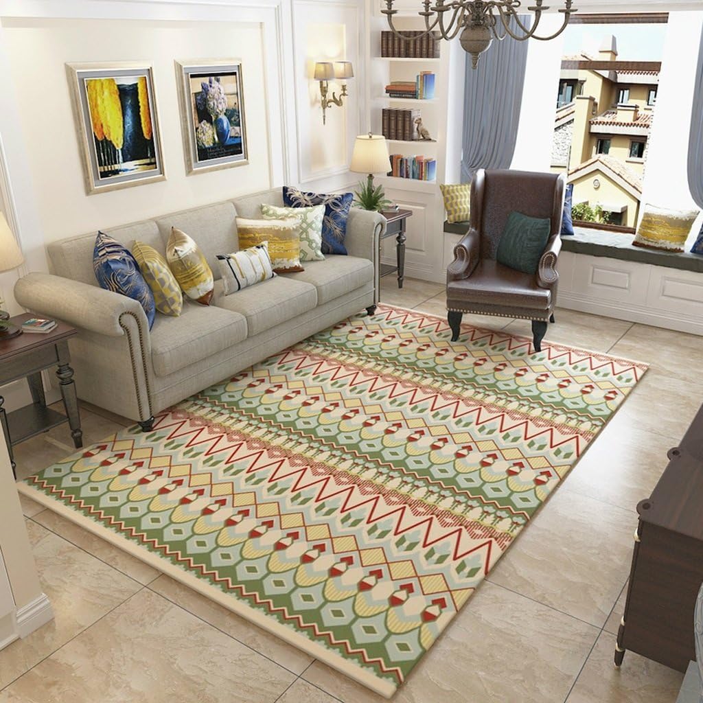 Modern Living Room Sofa Nonslip Large Carpet Fashion