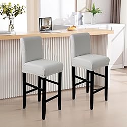 YISUN Waterproof Bar Stool Covers, Stretch Pub