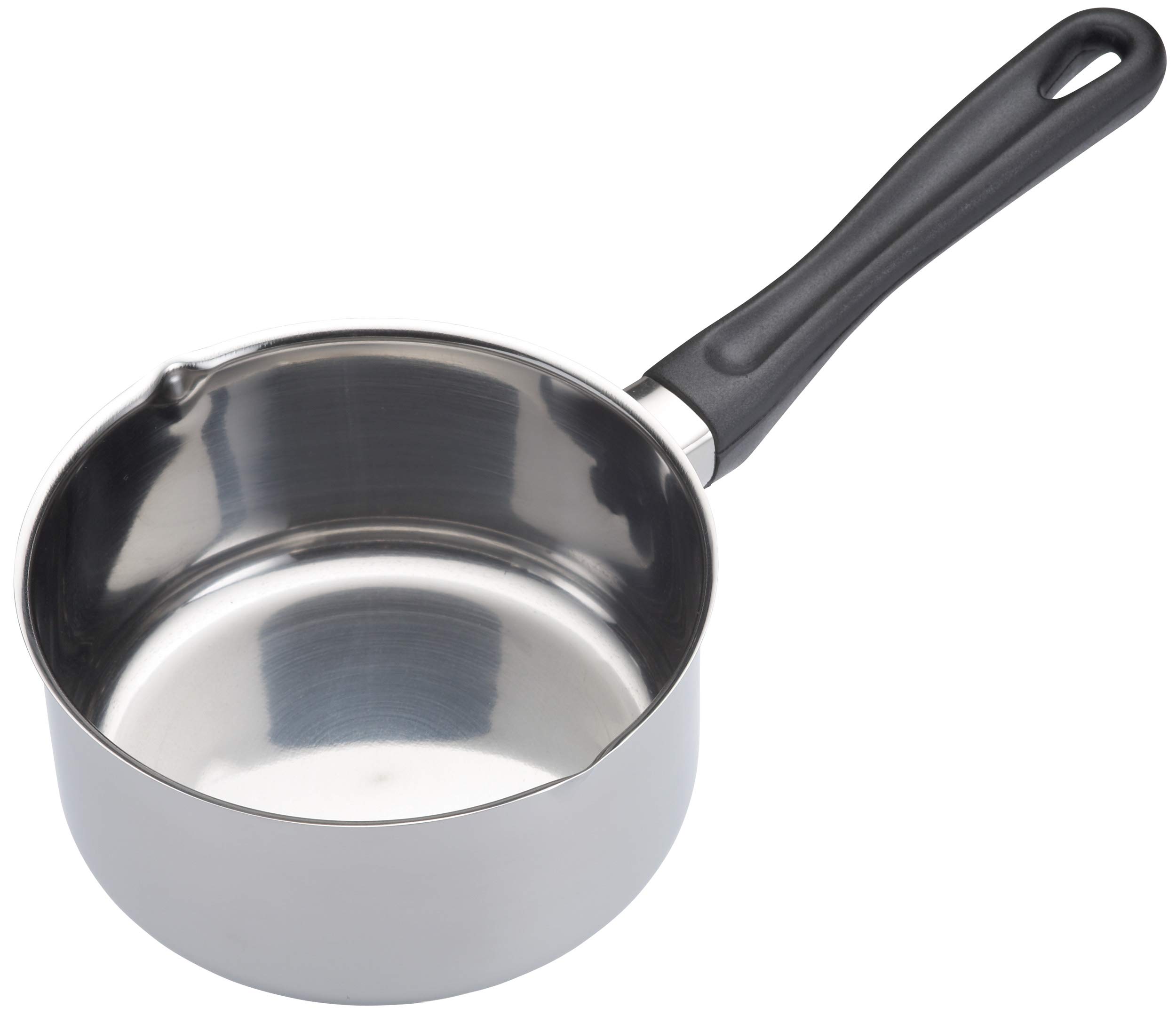 KitchenCraft Induction-Safe Stainless Steel Milk Pan, 14 cm (5.5")