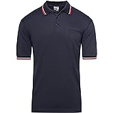 Murray Sporting Goods Short Sleeve Polo Baseball and Softball Umpire Shirt - Sized for Chest Protector