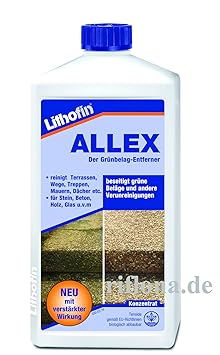 Lithofin ALLEX GRÜNBELAG-ENTFERNER 1L Gebinde Spar- Set (3)