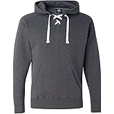 J. America unisex-adult Sports Lace Up Hoodie SweatshirtSports lace up hoodie sweatshirt