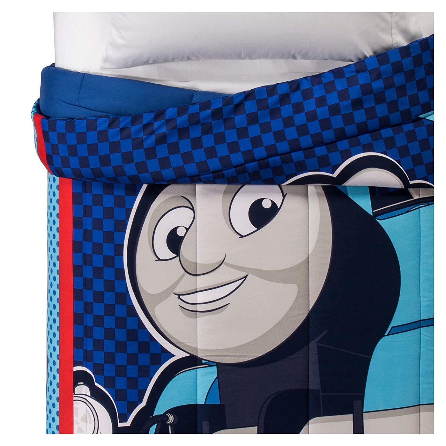Thomas & Friends Thomas the Tank Engine Blue & Red Comforter (Twin)